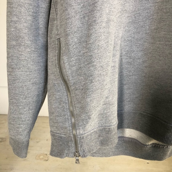 Gap grey side zip sweater - Picture 3 of 4